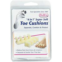 PediFix Toe Cushions One Size Fits Most 2 Each (Pack of 4)