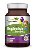 Greenuvite Replenish Kids Organic Probiotics (60 Veg. Caps)