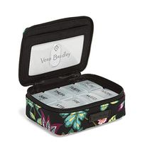 Vera Bradley Iconic Travel Pill Case, Signature Cotton, Vines Floral