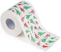 Minch Funny Christmas Tree Toilet Paper, Novelty Political Gag Gift - Prank Funny Toilet Paper (Christmas-5)