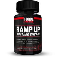 Force Factor Ramp Up Anytime Energy, Boost Mental & Physical Energy, Enhance Focus & Concentration, Reduce Fatigue & Improve Metabolism, 15 Count