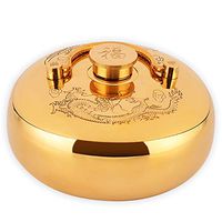 Hand Warmers Copper Thick Water Injection Hot Water Bottle Foot Warm Hand Treasure Women Men Cold Winter,5In/13Cm