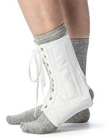 White Canvas Ankle Support - Small