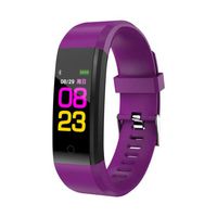 FidgetFidget Smart Watch Wristwatch Health Monitor Purple for Samsung Galaxy J7/J5/J3/J2/J1