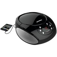 SYLVANIA SRCD261-B-BLACK Portable CD Players with AM/FM Radio (Black)