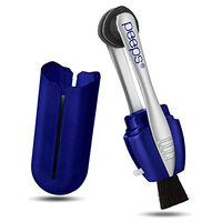 CarbonKlean Peeps Eyeglass Lens Cleaner - Efficient and Durable Carbon Microfiber Technology - Exclusively Used by NASA - 500 Uses (Injected Blue)