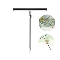 YXMxxm Shower Squeegee for Window and Shower Door - with Telescoping Handle Extends to 23 Inches + 1 Replacement Silicon Blade