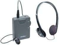 Elite Package: Reizen Loud Ear 120dB Gain Personal Amplifier with Earphone and Extra Headphones