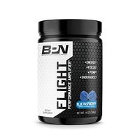 Bare Performance Nutrition, Flight Pre Workout, Energy, Focus & Endurance, Formulated with Caffeine Anhydrous, DiCaffeine Malate, N-Acetyl Tyrosine (30 Servings, Blue Raspberry)