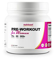 Nutricost Pre-Workout Powder for Women Fruit Punch (60 Serv)