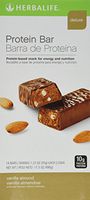 Herbalife Protein Bar Deluxe - Packed with Essential Vitamins and 10g of Protein for Healthy Snacking - Vanilla Almond 14 ct.