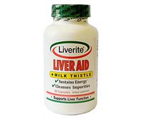 Liverite Liver Aid with Milk Thistle 60 Capsules, Liver Support, Liver Cleanse, Liver Care, Liver Function, Energy