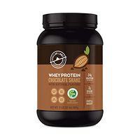 Stellar Labs Pure Cold-Pressed Chocolate Whey Protein Powder, Gluten-Free, High Protein, All Natural with Stevia, Low FODMAP, 28 Servings, 32oz