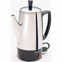 Presto 02822 6-Cup Stainless Steel Coffee Maker, 2822, silver