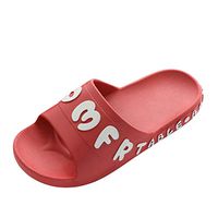 Emimarol Shower Shoes Bath Slipper Slides Sandal for Women and Mens Bathroom Pool Non-Slip Quick Drying Soft Slippers Red