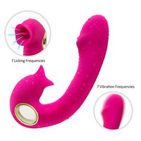 Sexy Toysfor Woman 7 Speeds Vibration & Suction Women Massaging Simulated Oral Sucking Toy Soft Touch Internal Muscle Relaxation - Waterproof Tongue Vibrate Toy Massage Toy - for Women，yu02