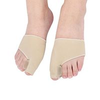 Bunion Corrector, Sacow Bunion Relief Protector Sleeves Kit,Adapt to Toe Stability Fractur,Toe Separators Spacers Straighteners,Beige (A)