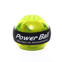YYF Wrist Trainer Exercises Power Ball Wrist&Forearm Strengthener Essential Auto-Start Spinner Gyro Ball with LED Lights (Color : Green)