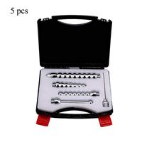 ixaer Enema Shower Vaginal Anal Cleaner System Cleaner Kit for Women Men with Portable Box 5 PCS