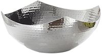 American Metalcraft SBH7 Squound Hammered Bowl, Stainless Steel, 11" Diameter, 3" Height, 126 oz. Capacity