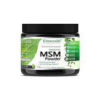 Emerald Labs MSM Powder 4,000 mg - Joint Support for Aches and Pains, Anti-Inflammatory, Stress Relief Support, Digestive System Support, Allergy Relief - 32 oz