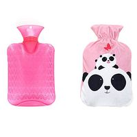 1 Liter Classic Hot Water Bottle with Cover - Lovely Panda