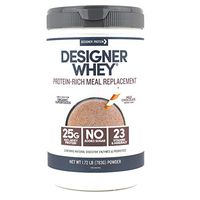 Designer Whey Protein Meal Powder, Milk Chocolate, 1.72 Pound, Non GMO