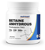Nutricost Betaine Anhydrous Trimethylglycine (TMG) Powder 500 Grams