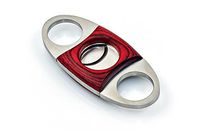 ShowJade Guillotine Cigar Cutter Rose Wood Stainless Double Blade Steel Cutter