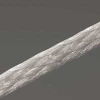 LT1-S4-FA-NT - Braided Nylon Lacing Tape - No Finish, .054-.066, 25LB, Natural - 1,500 Ft Lacing Tube