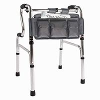 Wisfun Walker Bag Water Resistant Walker Tote Bag for Any Walker Style Rollator and Wheelchair - Provides Hands Free Storage for Folding Walkers