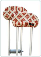 Crutch Caps ACAPLATRE Lattice Red Underarm Crutch Pads