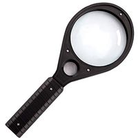 Hand-held Magnifying Glass, for The Elderly and Children Students to Read, 2.5 Times HD, 199mm Portable