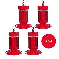 4-Pack First Nature Large Hummingbird Feeder 3055 32 oz.