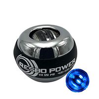 Gyroscope Magic Ball Forceball Gyro Exerciser Finger Exerciser Hand Exerciser Metal Self-Starting Power Ball with Led