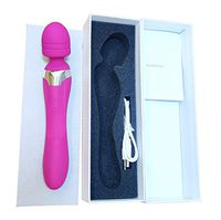 Portable Personal Powerful Handheld Magic Vib-Rate Wand Massager with Relief Silicone IPX4 Waterproof 8 Magic Vi-bration Patterns 3 Multi-Speed Therapy Muscle Aches