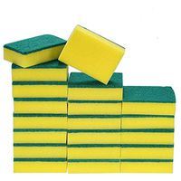Magic Cleaning Sponges, Multi-Use Sponge, Kitchen Double Layer Soft Strong Water Absorption Dishwashing Sponge.