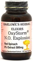 OXYSTORM® N.O. Explosion -Red Spinach 9% Extract! No Oxalates! Stearate Free, Bottled in Glass! Free Shipping on Orders Over $49!