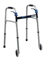 Complete Medical 1073C Walker Folding Trigger Release Junior with 5 Wheels