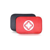 wanaone Medical First Aid Kit Outdoor Travel Portable Medicine Medical Vehicle Car Mini Home Life Saving Bag Emergency Supplies, Red