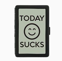 Today Sucks Funny Black Cigarette Case Holder Wallet RFID-blocking