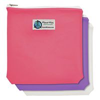 Planet Wise Tint Quart Bag - 3-Pack - Zipper (Pink/Purple)