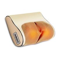 Shiatsu Back Massage Pillow, Multi Use, Relax Back Neck Shoulder Lumbar Leg Muscles, Deep Kneading Shiatsu Soothing Heat, for Home + Office