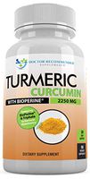 Turmeric Curcumin - 2250mg/d - 95% Curcuminoids - 90 Veggie Caps with Black Pepper Extract (Bioperine) - 750mg Capsules - Most Powerful Turmeric Supplement with Triphala