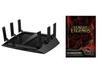 NETGEAR Nighthawk X6 AC3200 Tri-Band Gigabit Wi-Fi Router & League of Legends $50 Gift Card - 7200 Riot Points - Bundle