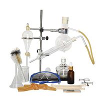 150ml Home Distiller Alcohol Distiller Essential Oil Extraction Chemical Experiment Equipment to Making Your Own Essential oil Moonshine (Kit 2)