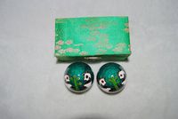 Green Panda Chinese Meditation Ball for Health (2" in Diameter, 2 in One Set)。