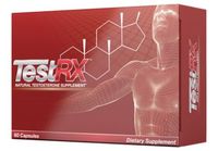 TESTRX Natural Testosterone Supplement - 120 Capsules