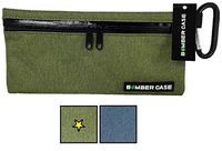 BOMBER CASE - Medium Smell Proof Pouch, Odor Proof Zipper Bag, Carbon Lined, Storage Case Container, 2 Colors (Green)