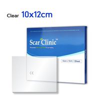 Scar Clinic Clear 4.72" x 3.94" Transparent Scar Healing Gel Sheet